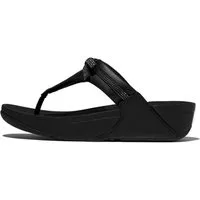 Fitflop LULU GLITZ BOW Zehentrenner Slides, Badeschuh mit Glitter