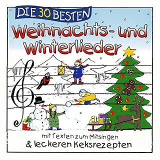 Die 30 besten Weihnachts- und Winterlieder mit Texten zum Mitsingen [Audio CD] Simone Sommerland Karsten Glück die Kita-Frösche