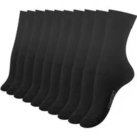 Cotton Prime® Socken Basicsocken ohne Gummibund, Komfortsocken (10-Paar) weiche Baumwollqualität