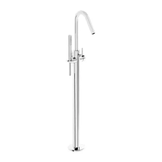 VitrA Origin Einhebel-Wannenfüll- und Brausearmatur Bodenmontage Chrom,A42681 A42681