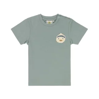 Lässig T-Shirt Ente, Granit Grün 98/104