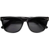 Widmann S.r.l. Verkleidungsmaske Partybrille mit dunklen Gläsern, Schwarz