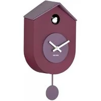 Karlsson Uhr Kuckucksuhr Wall Clock Grato Cuckoo Mauve Purple