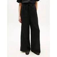 Tommy Hilfiger Leinenhose ESS LINEN PULL ON PANTS in lockerer Passform, Elastikbund