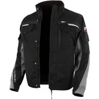 Qualitex Workwear Arbeitsjacke Bundjacke "IRON" schwarz/grau, Gr. 3XL (62/64)
