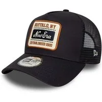 New Era Baseball Cap Buffalo NY 9Forty A-Frame Trucker Cap New Era Dunkelblau (1-St)