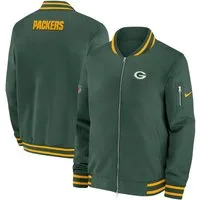 Nike Bomberjacke Nike Jacke Green Bay Packers Nike Coach Bomber