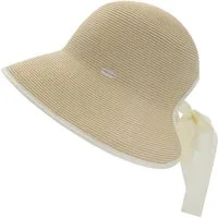 chillouts Sonnenhut Red Oak Hat Femininer Sonnenhut mit Schleife am Hinterkopf