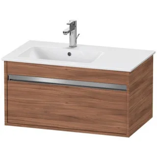 Duravit Ketho Waschtischunterbau wandhängend Nussbaum Matt 800x475x410 mm - KT641907979 KT641907979