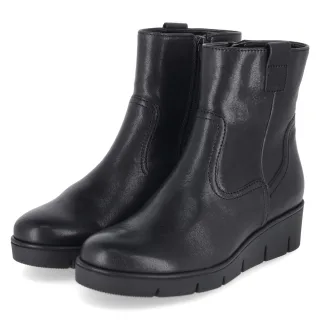 Gabor Stiefeletten - Gr. 37 - Schwarz - Glattleder