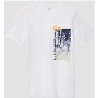 s.Oliver Kurzarmshirt T-Shirt T-Shirt aus Jersey mit Frontprint