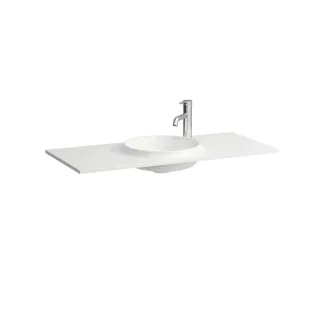 LAUFEN Möbel-Waschtisch Slim 977x445 Marbond weiß, H8140750001141 H8140750001141