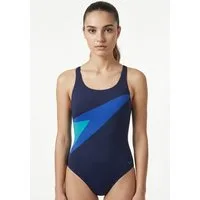 Speedo Badeanzug mit Vier-Wege-Stretch, chlorbeständig, Butterfly-Rücken