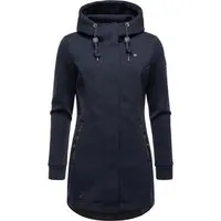 Ragwear Kapuzensweatjacke Letti Bonded Sportliche Kapuzenjacke in Feinstrick-Optik
