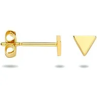 NICEANDnoble Paar Ohrstecker 585er Gelbgold kleine Ohrstecker Dreieck
