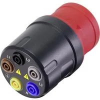 VOLTCRAFT CEE-Stecker VOLTCRAFT VMA-3L 16 Messadapter CEE-Stecker 16 A 5polig - Buchse 4 mm, (VMA-3L 16)