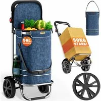 monzana Einkaufstrolley, abnehmbare Tasche