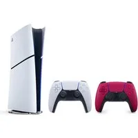 Playstation PlayStation 5 Slim Digital Edition Konsole + 2 Controller Cosmic Red (Set, 2 St., inkl. 2. DualSense Controller)