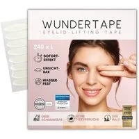 WUNDERTAPE Augenlid-Tape Wundertape Schlupflider Stripes für Augenlid-Lifting ohne OP (Packung, 240-St) unsichtbar, Schlupflid Tape, Schlupflider Stripes unsichtbar