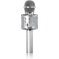Lenco BMC-050SI Karaoke-Maschine (Bluetooth, 3 W, Bluetooth-Streaming, Stimmumwandlung, Echo- und Lautstärkeregel)
