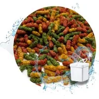 Warnick´s Tierfutterservice Premium Teichsticks 4mm - bunt für Koi´s & andere Zierfische, Alleinfuttermittel für: Koi, Goldfische, andere Teichfische, andere Gartenteichbewohner