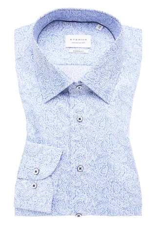 ETERNA - Hemd Twill Langarm hellblau - Gr. - 41/Langarm - 65cm