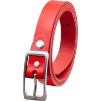 COLOGNEBELT Ledergürtel OM11-SL-Rot MADE IN GERMANY, Rot Kürzbar, 100 % Echtleder, Unisex