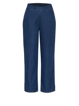 relaxed - Scarlet Wide Leg 6/8 Stoneblue - Gr. - 40