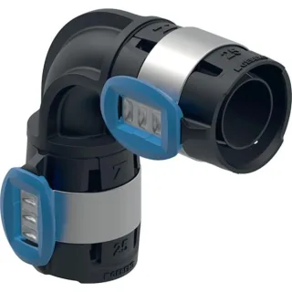 Geberit FlowFit Bogen 90Gr, PPSU, d25 620072001