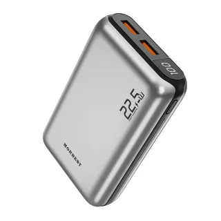 MORBEST P016 22.5W 20000mAh Power Bank External Battery Digital Power Supply Fast Charging with 1 Input & 2 Outputs for
