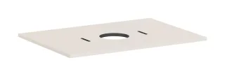 Hansgrohe Konsole Xilesa E 780x550mm m.Ausschnitt mitt.Aufsatzwasch.o.Hl Sandbeige matt, 54275780 54275780