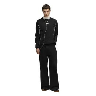 Puma - Sweatshirt für Herren, Rundhalsausschnitt, Sport (Schwarz)