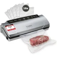 Caso Vakuumierer VC10, Rollenbreite 30 cm, 110W, inkl. 10 Profi-Beutel, separate Schweißfunktion