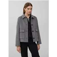 s.Oliver Funktionsjacke Outdoor-Jacke Jacke aus Wollmix im Relaxed Fit mit aufgesetzten Taschen