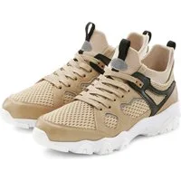 John Devin Schnürschuh, Freizeitschuh, Halbschuh, Schnürhalbschuh, Turnschuh Sneaker im sportiven Look mit Mesh-Einsatz VEGAN