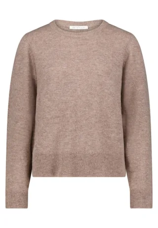 Betty & Co - Kurz geschnittener Pullover braun - Gr. - 38