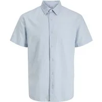 Jack & Jones Flanellhemd JJEBREEZE LINEN BLEND SHIRT S/S SN