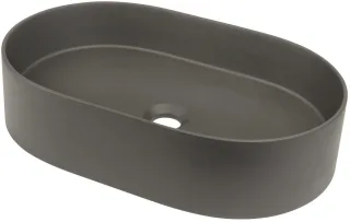 Neuesbad Serie 600 Waschbecken Granit, Anthrazit Metallic, 550X350mm NB1DECQSTU6S1