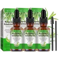 ALIVER Haaröl Rosmarinöl Ätherisches Öl Haarwachstum Haarpflege 30ml, 3-tlg., Haaröl, Haarwachstum, Hautpflege