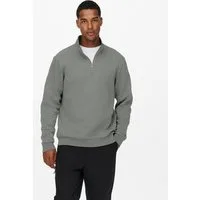 ONLY & SONS Sweatshirt ONSCERES HALF ZIP SWEAT Baumwollmischung, regular fit