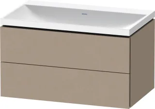 Duravit L-Cube c-shaped Set wandhängend Leinen Matt 800x480x480 mm - LC6951N75750000 LC6951N75750000