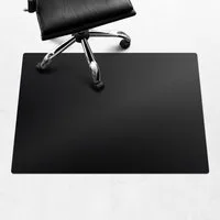 Tulup Bodenschutzmatte Schreibtischstuhl Unterlage Farbe Schwarz Teppich Für Bürostuhl