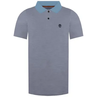 Timberland Pique Herren Poloshirt Hellblau