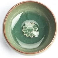 Goodwei Teeschale Asiatische Seladon Teeschale - Motiv "Sunflower", 1-tlg., Keramik