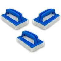 Trendpool Poolbürste Handschrubber de Luxe 3er SET