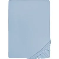 Biberna Spannbettlaken THEA Baumwoll-Jersey mit Elasthan, 160 g/m², Jersey-Elasthan, Gummizug: rundum, (1 Stück), Bettlaken für Matratzen bis 25 cm Höhe, pflegeleicht, bügelfrei