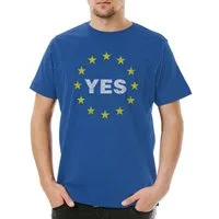 Urban Backwoods Print-Shirt European Yes Herren T-Shirt Europa Europe Brexit EU Union Flagge (1-tlg) Campaign Symbol Logo Fahne
