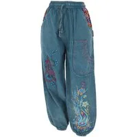 Guru-Shop Relaxhose Weite Pluderhose mit breitem Bund und.. Ethno Style, alternative Bekleidung