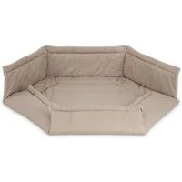 FabiMax Laufgittereinlage 6-eckig (115x100 cm), mit Seitenschutz, Obermaterial aus 100% Baumwolle