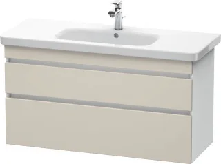 Duravit DuraStyle Waschtischunterbau wandhängend Taupe & Weiß Matt 1130x448x610 mm - DS649509118 DS649509118
